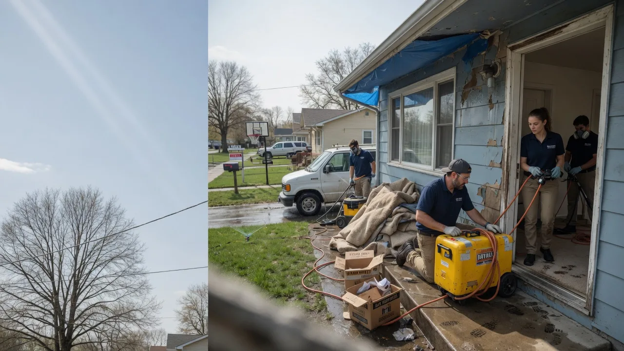 Basement Flood Cleanup in Bowlus, MN near me